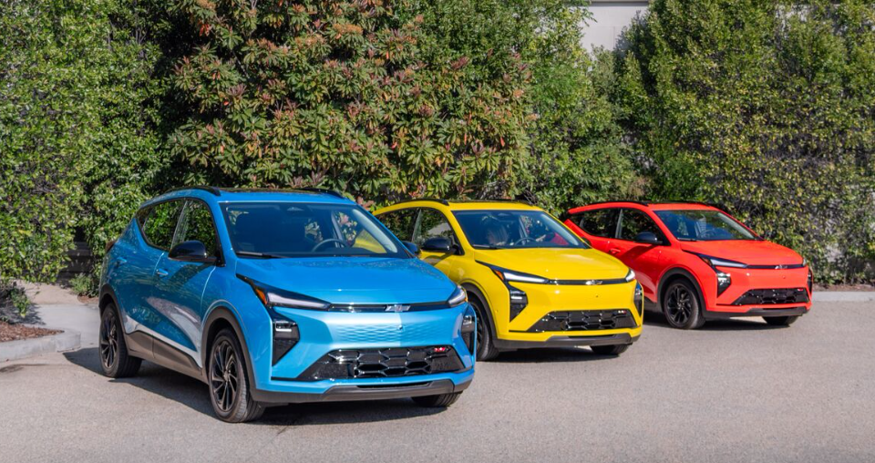 2027 Chevrolet Bolt EV Colors Guide (USA)